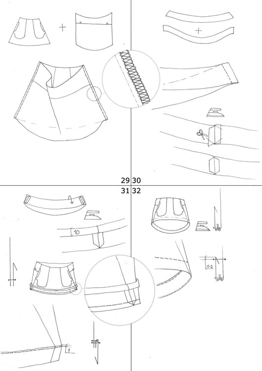 SEWING PATTERN - HIKING SKIRT