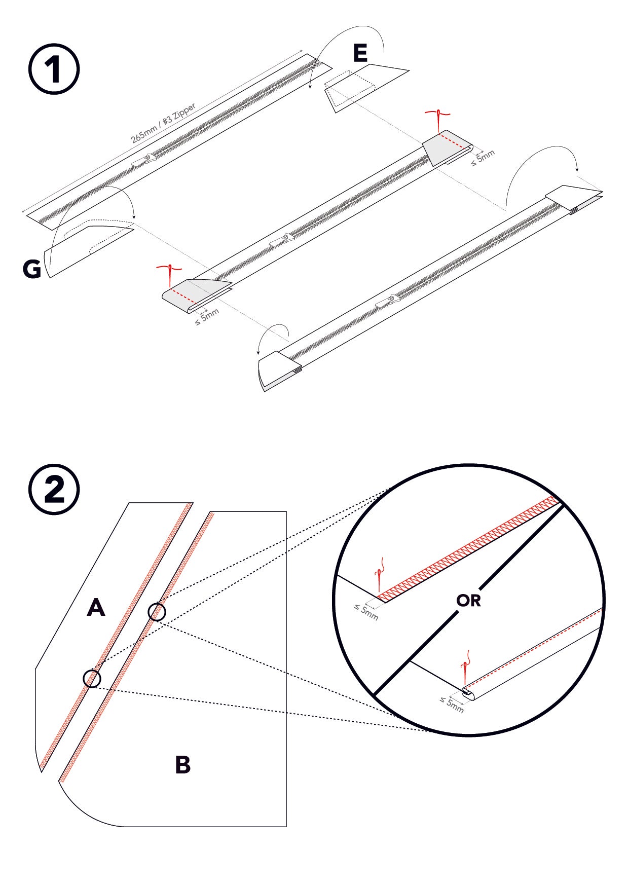 SEWING PATTERN - HAND POCKET - FREE