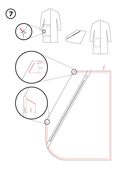 SEWING PATTERN - HAND POCKET - FREE